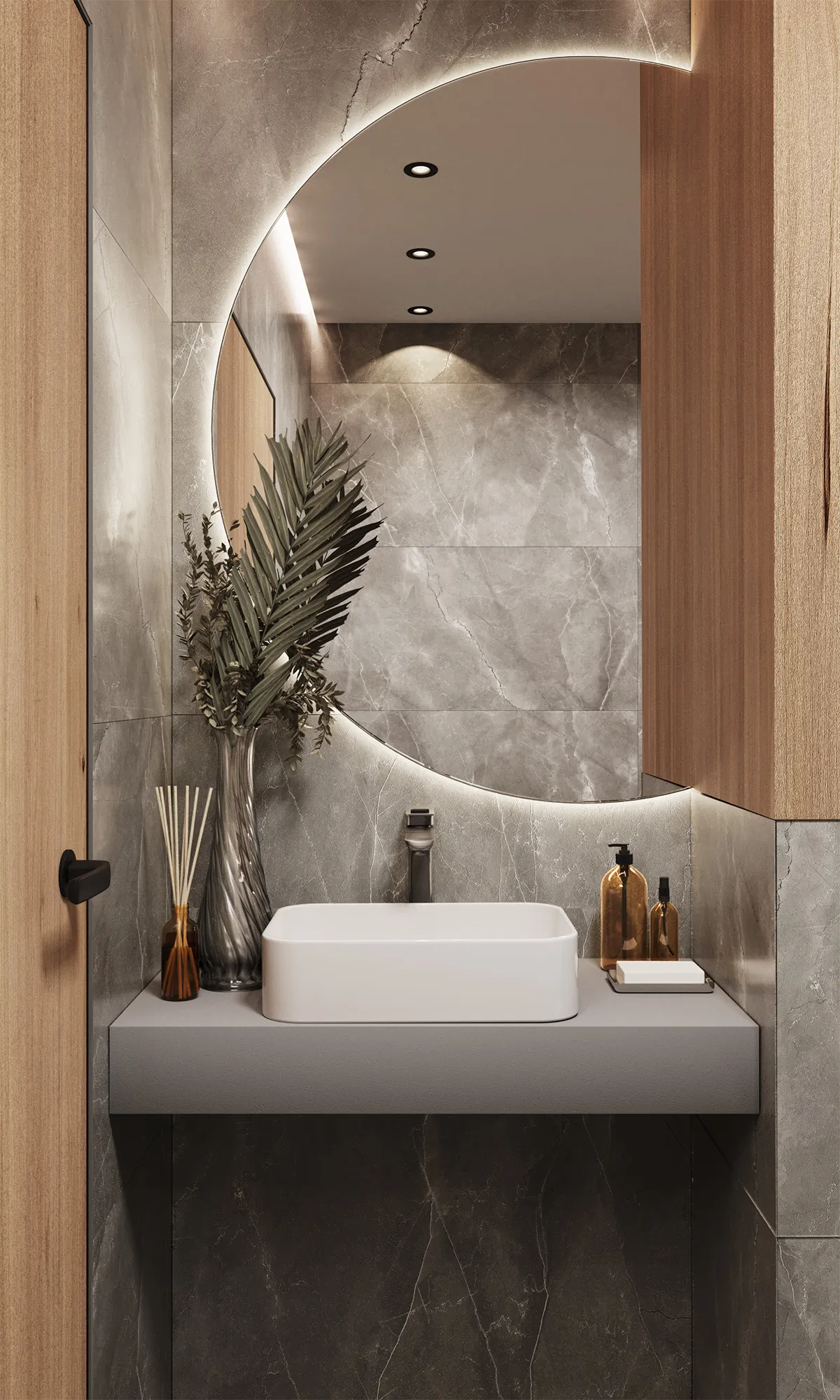 Керамогранит Аркадия Керамика CR6011-A Pulpis Nero Carving 60x60 серый