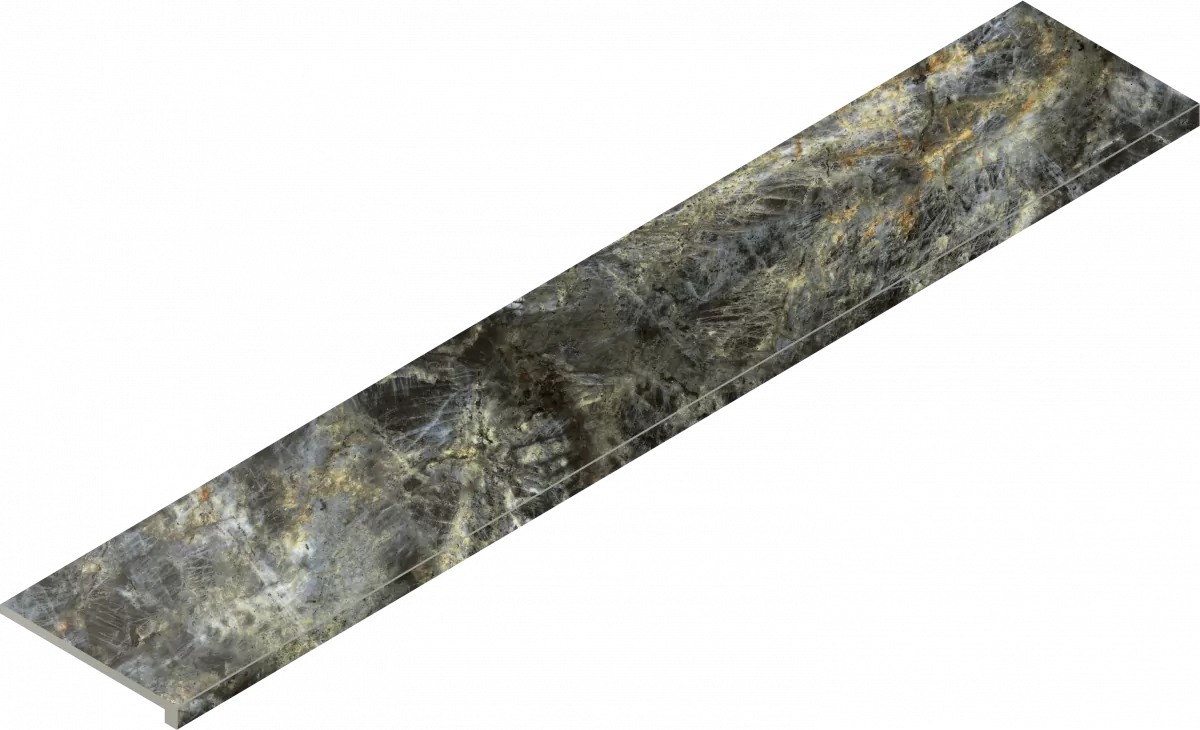 Ступень Италон Стелларис Мадагаскар Дарк фронтальная 620070002620 серый 33x160