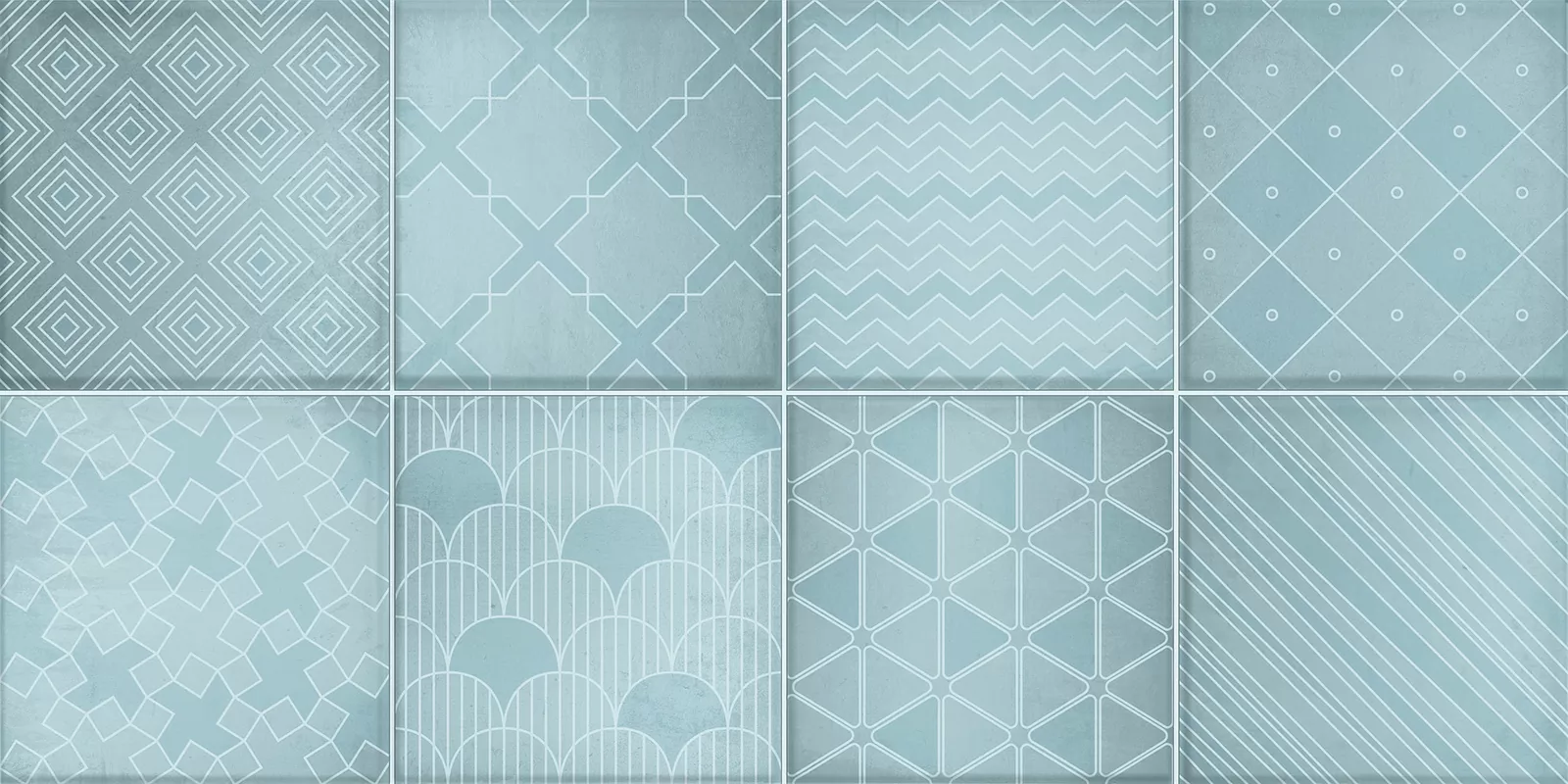 Керамическая плитка Alma Ceramica Ричард TWU09RCD016 голубой 24.9x50