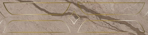 Бордюр Kerama Marazzi KMB3STA010BR Ифран бежевый светлый глянцевый обрезной 14.5x60