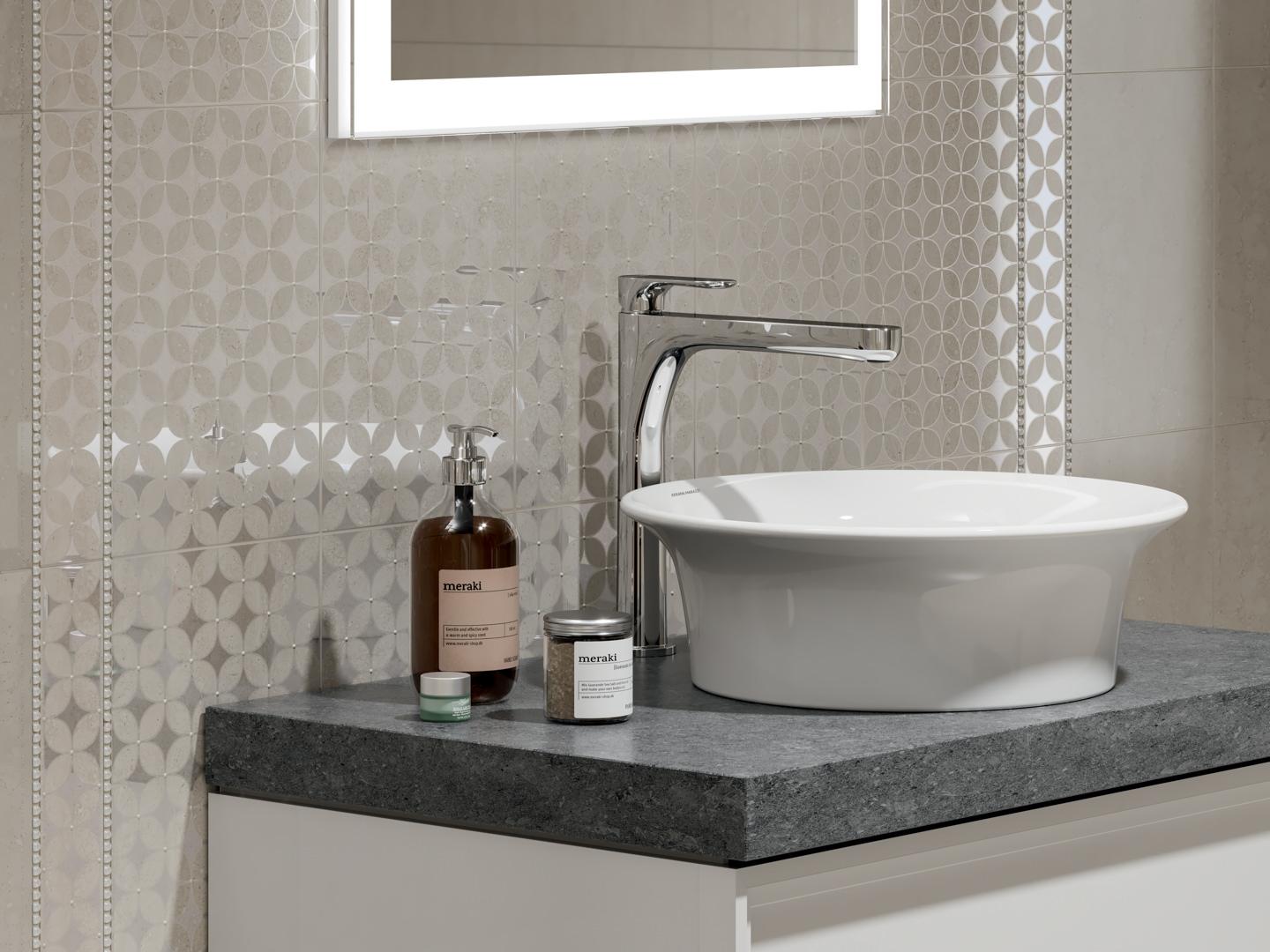 Мозаика Kerama Marazzi Туф мозаичный бежевый светлый глянцевый 20x30 MM8346