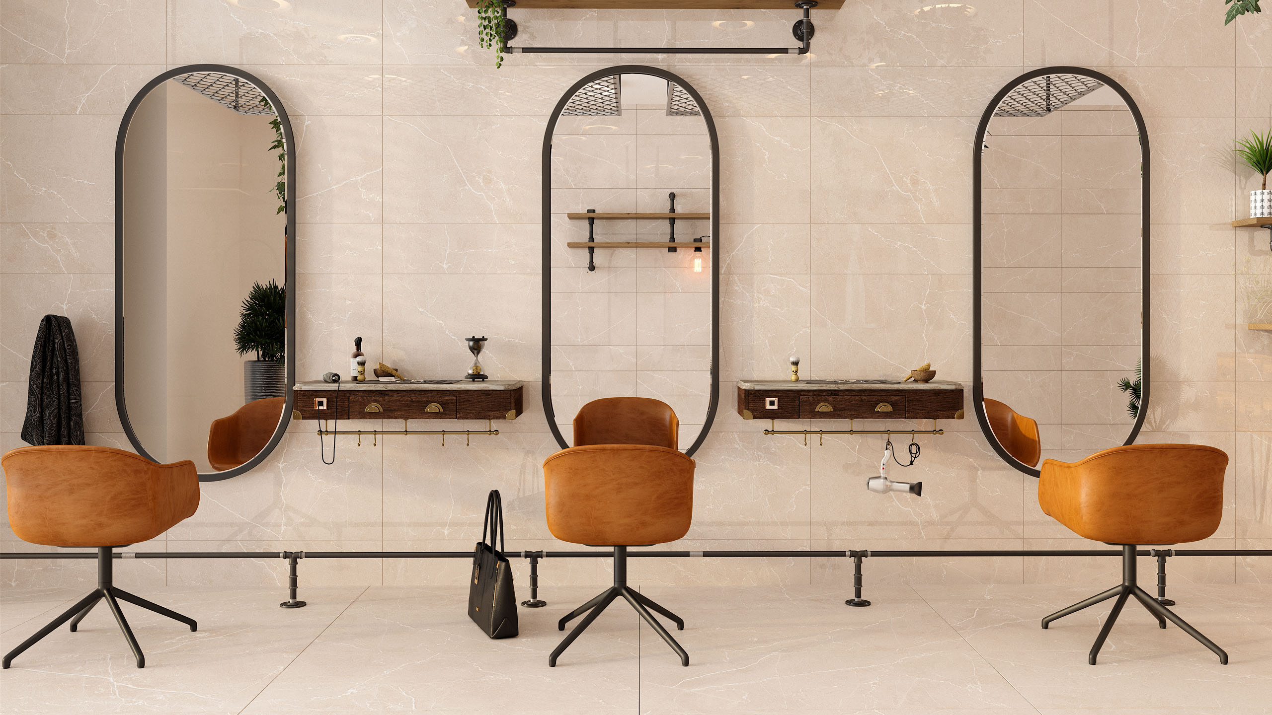 Мозаика Estima MA02 Ametis Marmulla Light Beige 30x30 бежевый непол./полир.