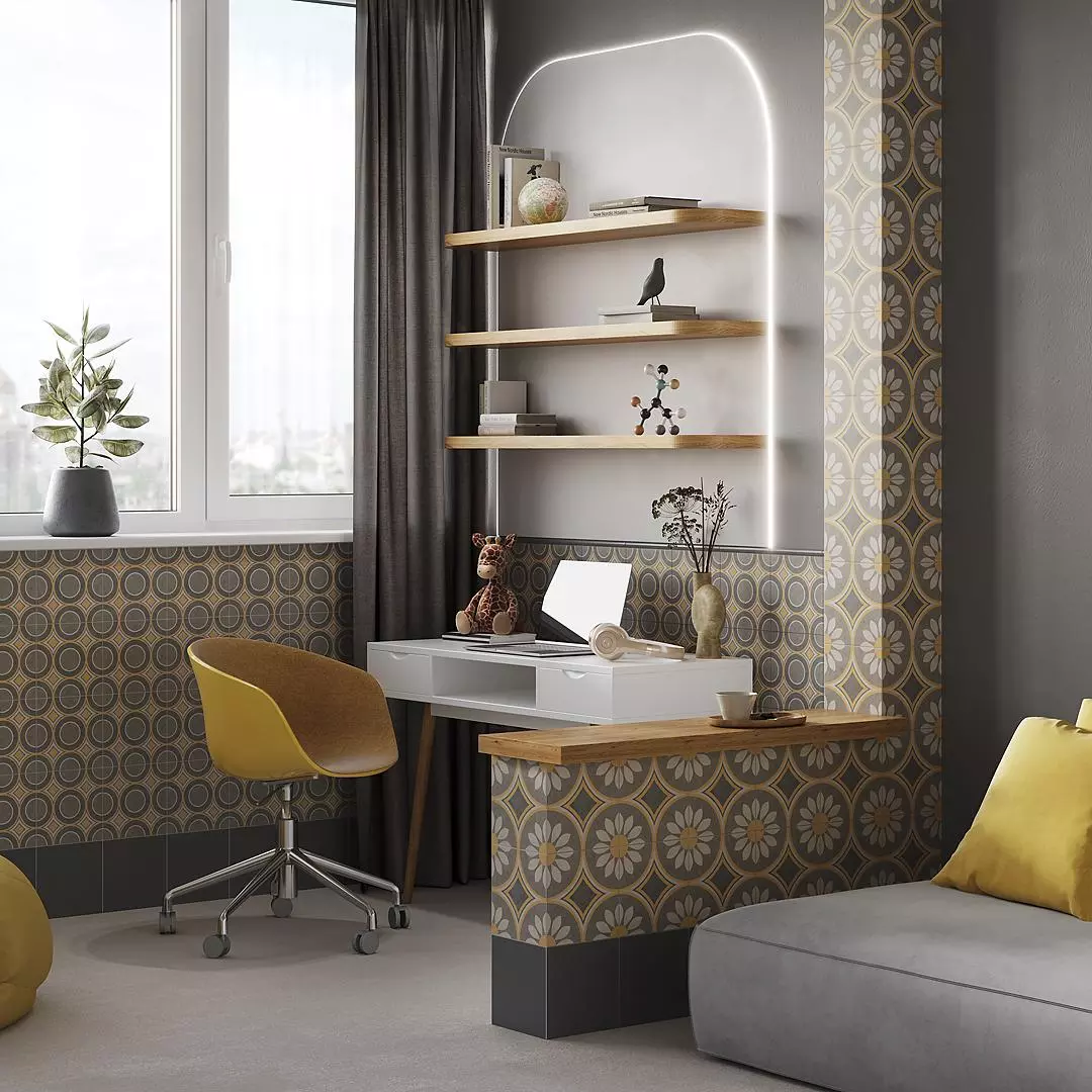 Декор Kerama Marazzi VT\A464\5009 Эрмитаж 5 матовый 20x20