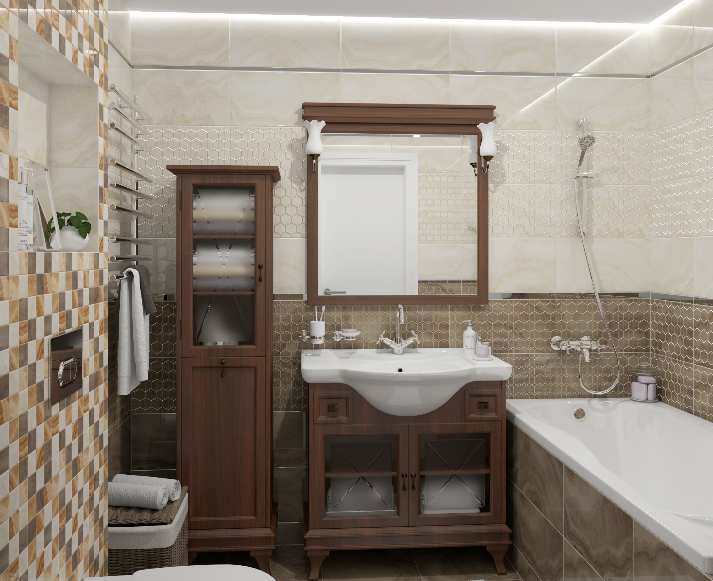 Мозаика (MM34040) Laparet Prime мозаичный серый микс 25x25 глянцевый