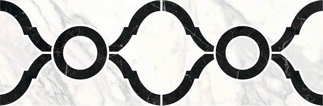 Бордюр Kerama Marazzi ID91 Фрагонар наборный белый 9,9x30