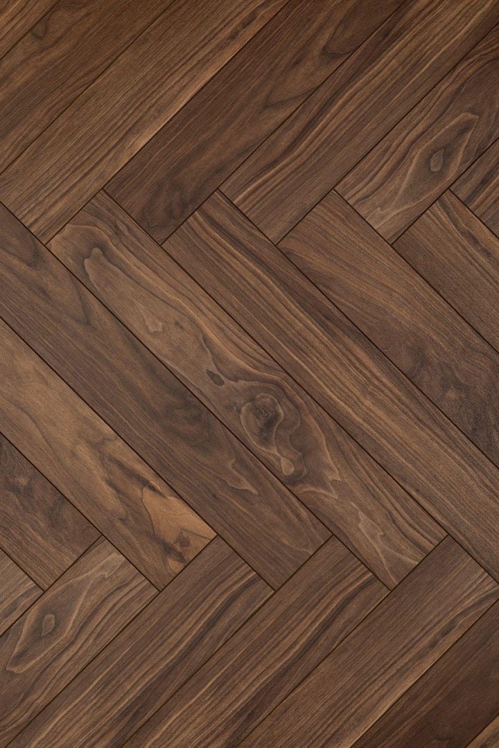 Кварцвиниловая плитка Aqua Floor Parquet Plus AF6023PQN+ 720x120 Орех Темный замковый кварц винил напольный