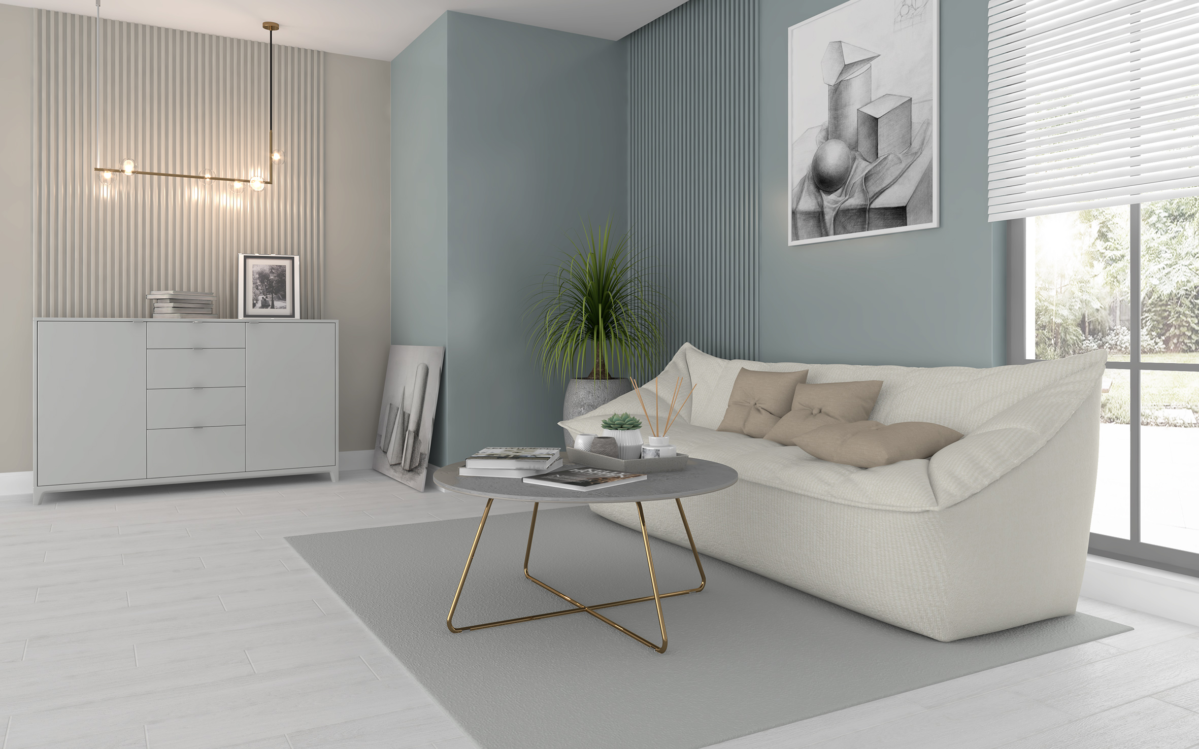 Керамогранит (SG706690R) Laparet Madera серый 20x80 матовый