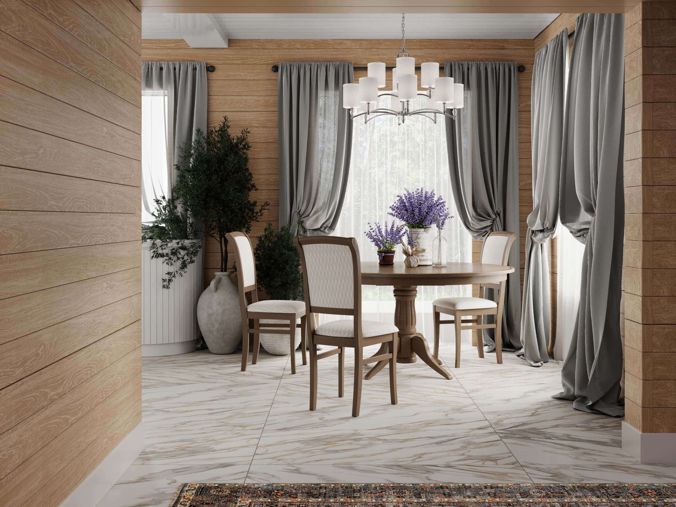 Керамогранит Estima RM01 Miramare White RM01/PS_NC/60x120x10R/GW белый 60x120