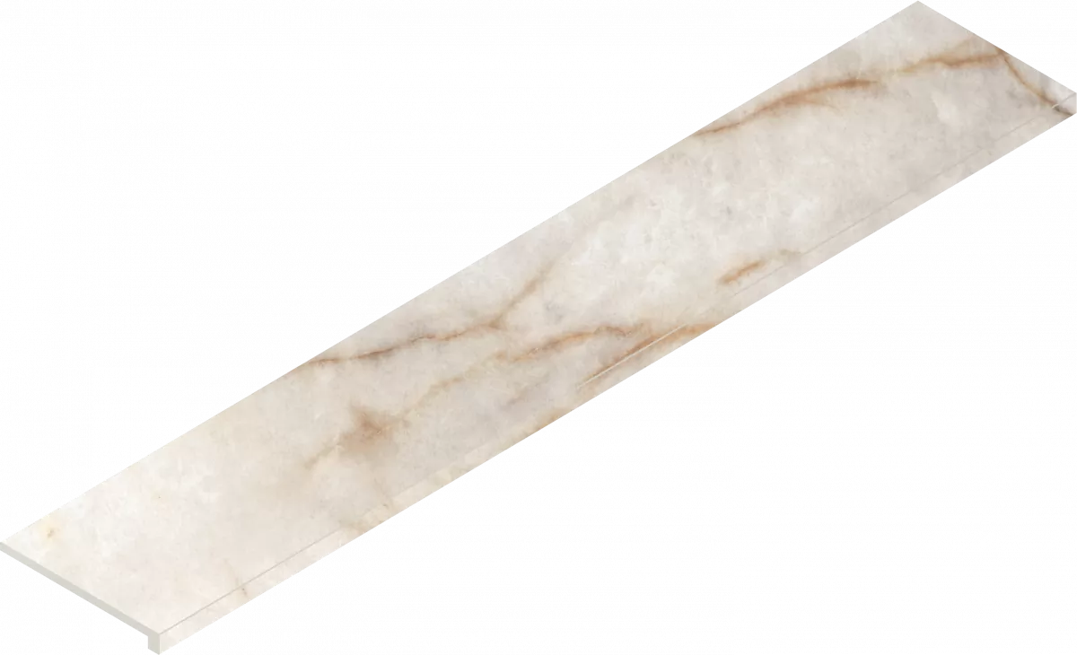 Ступень Италон Стелларис Кристал Пьюр фронтальная 620070002615 бежевый 33x160