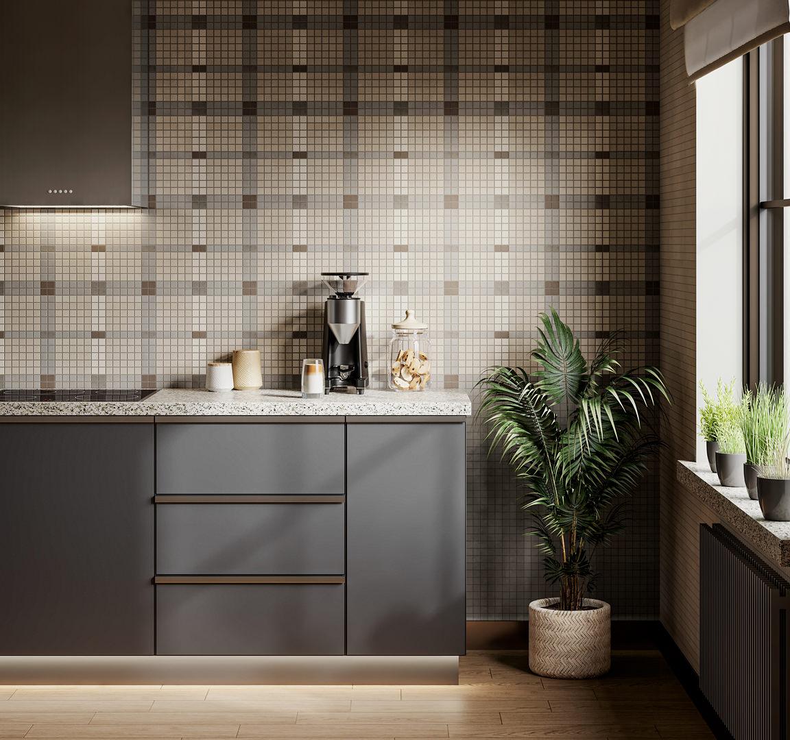 Керамическая плитка Kerama Marazzi 20108 Кастелло орнамент серый 29,8x29,8