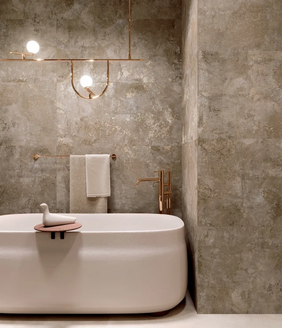 Керамогранит Аркадия Керамика GI8003-A Eragon Dark Brown Matt Glossy Ink 60x120 коричневый