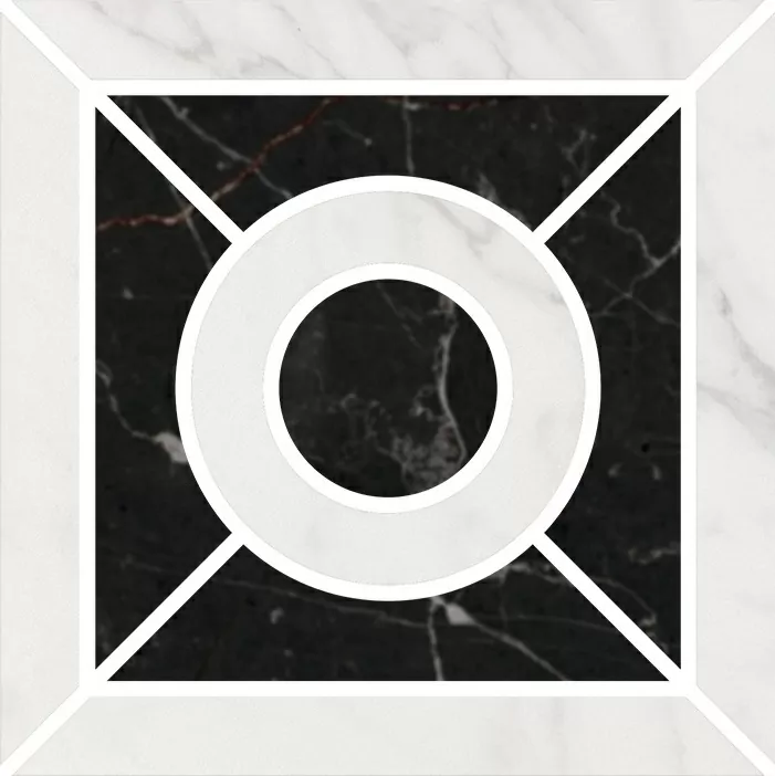 Декор Керама Марацци ID93T Фрагонар наборный белый 9.9х9.9