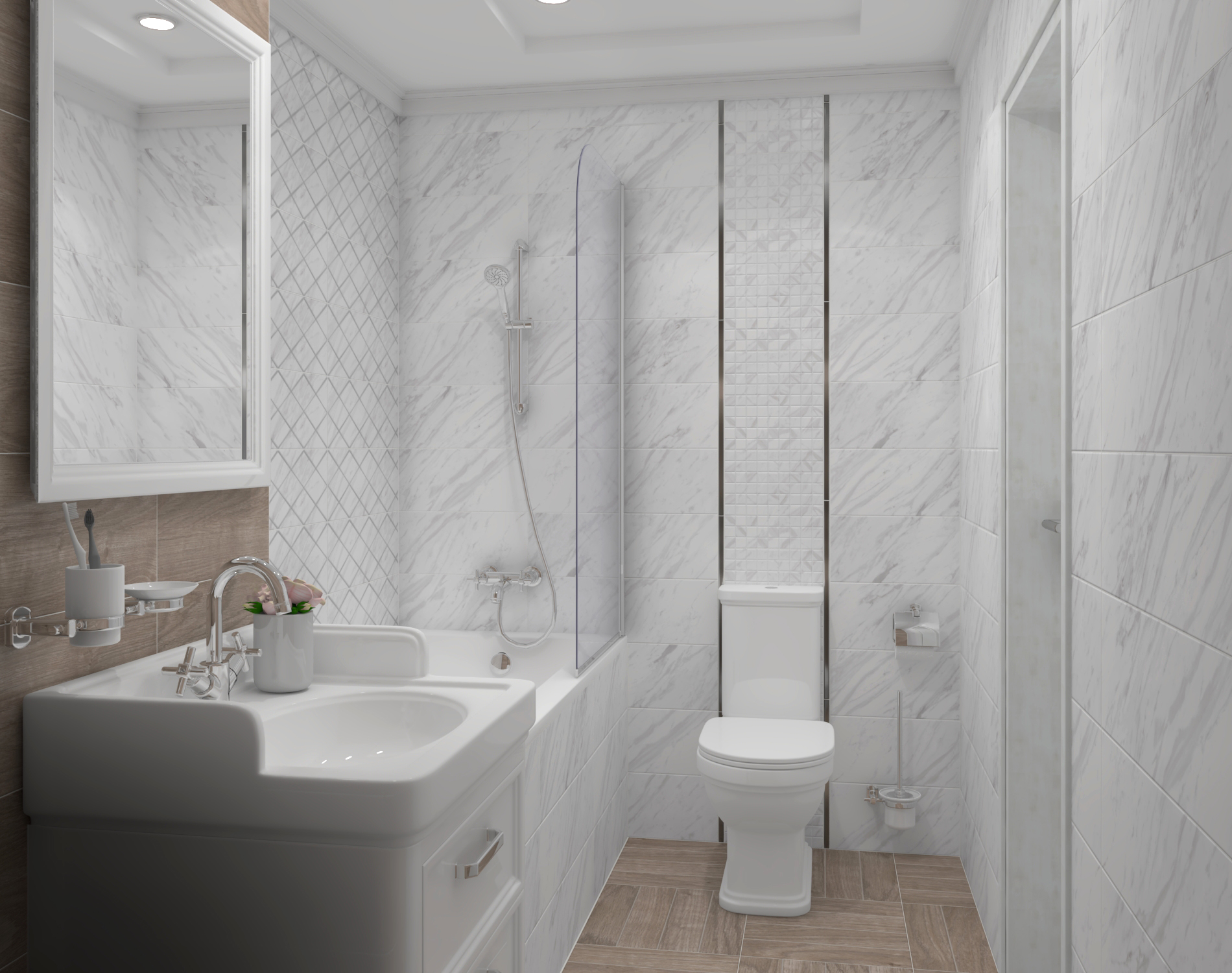 Керамогранит Laparet Terma белый 40x40 матовый