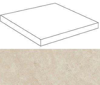 Ступень угловая правая Marvel Cream Prestige Scalino Ang. Dx ATEF 33x33