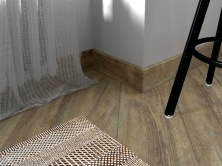 Кварцвиниловая плитка Fine Floor Wood FF-1507 Дуб Карлин замковый кварц винил напольный