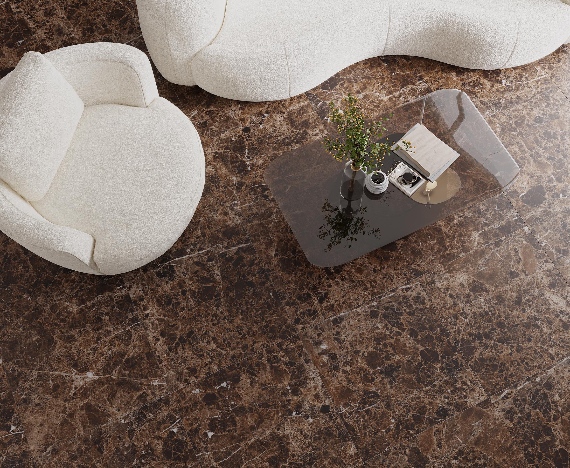 Плитка из керамогранита Laparet Emperador Brown 60x60 см полированная