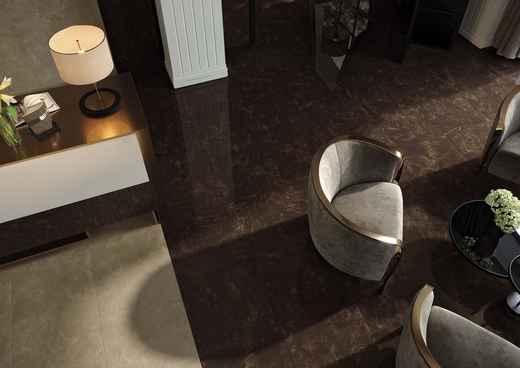 Ступень фронтальная Atlas Concorde Thesis Sand 33x60 матовая