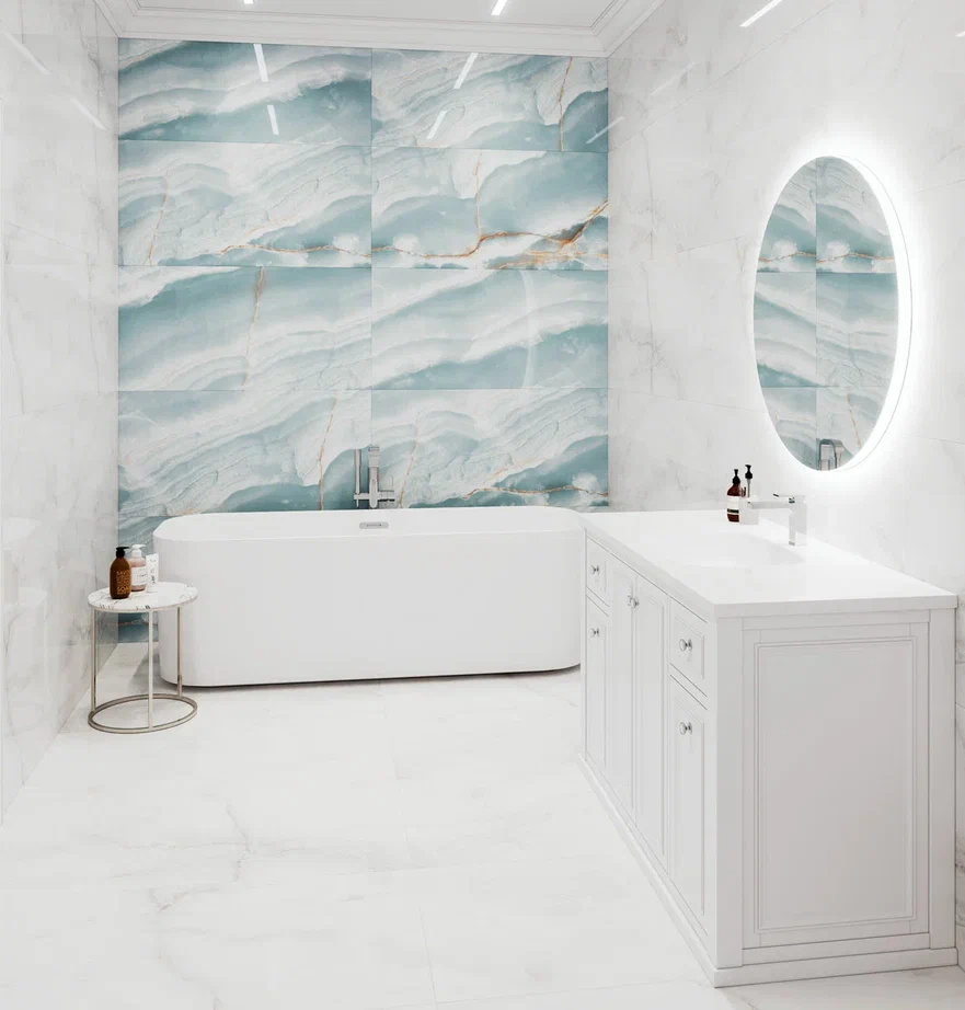 Керамогранит Старо Afyon Light Polished 60x120 кремовый