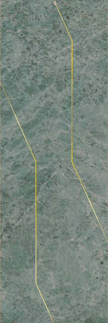 Декор Kerama Marazzi OS\C214\13116TR Декор Эвора зеленый глянцевый обрезной 30x89.5