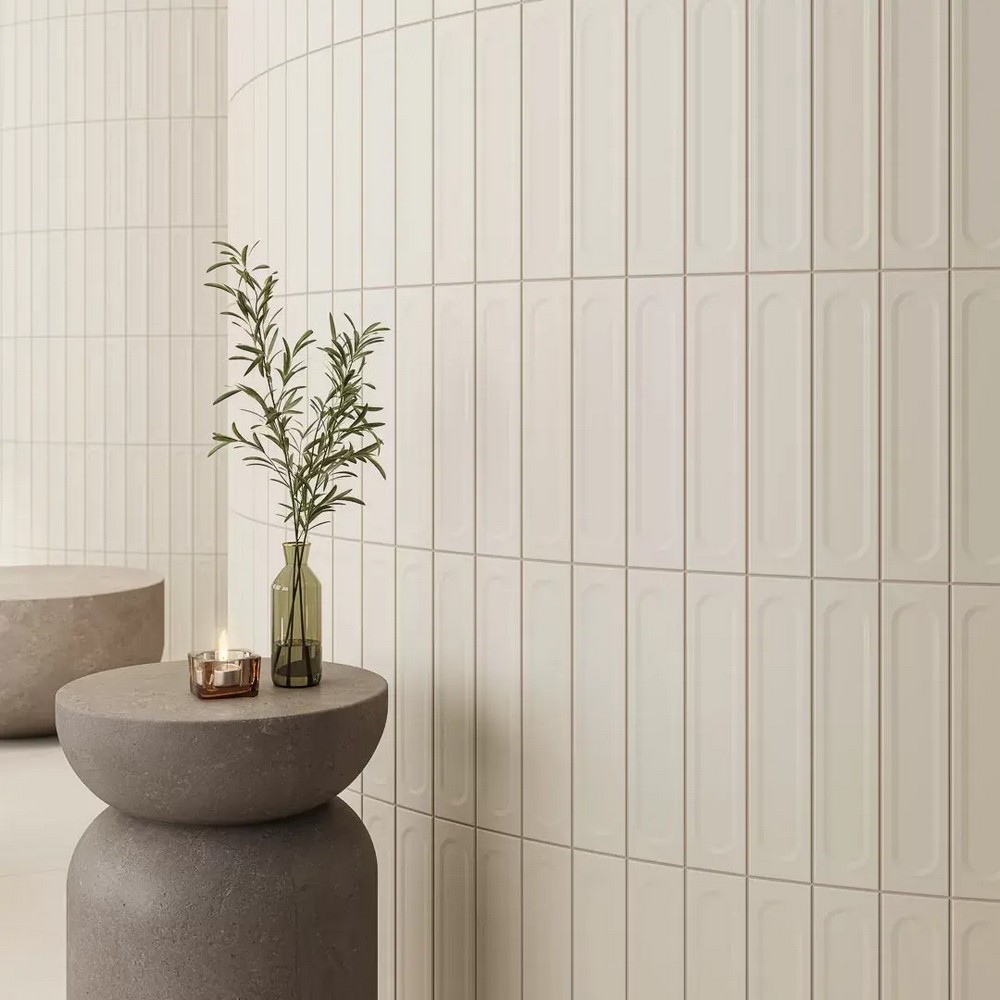 Керамическая плитка Kerama Marazzi KM26370 Медина 2 зеленый матовый структура 6x28.5
