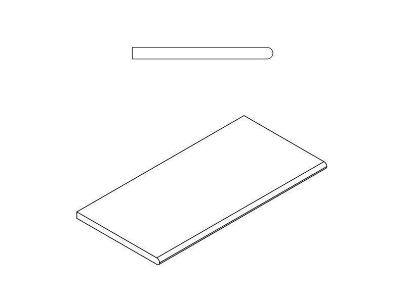 Бортик закругленный Italon District X2 Sand 30x60