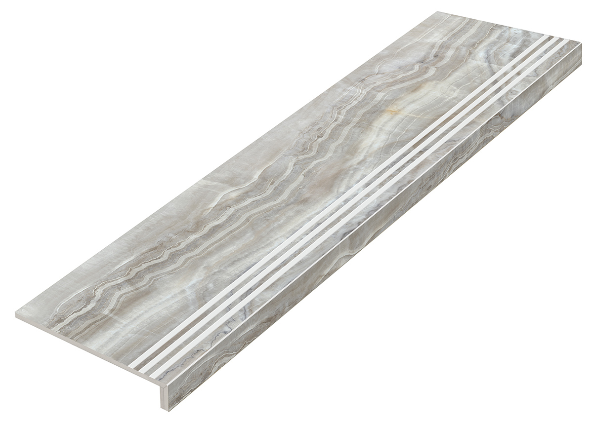 Ступень Оникс Серый 32x120 LLR