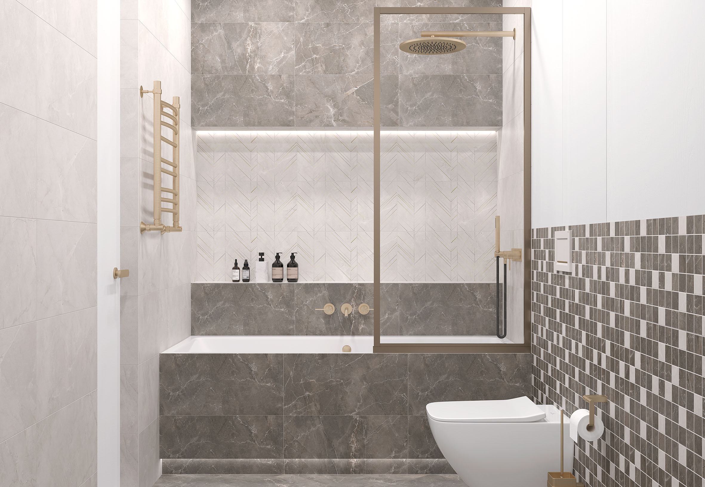 Керамогранит Laparet Monblanc коричневый 50x50 матовый