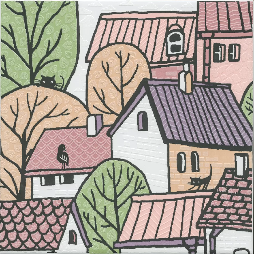 Декор Kerama Marazzi OS\A225\5009 Городок 2 матовый 20x20