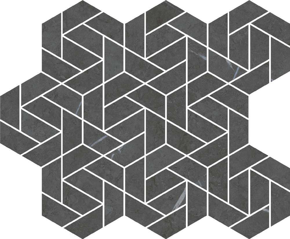 Мозаика Italon Metropolis Imperial Black Icon 28,6x34,7