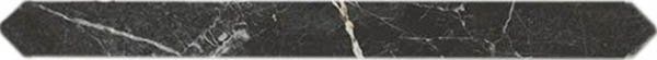 Бордюр Vitra Marmori Сан Лорен Черный 4x49 лаппатированный