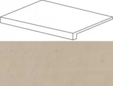 Ступень фронтальная Atlas Concorde Wise Sand 33x60 лаппатированная