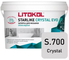 Прозрачная затирка для мозаики Литокол STARLIKE CRYSTAL EVO 5кг S.700 CRYSTAL