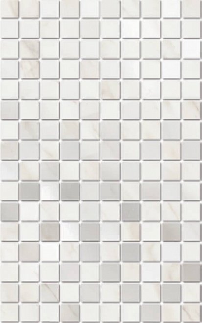 Декор Kerama Marazzi MM6359 Гран Пале белый мозаичный 25x40