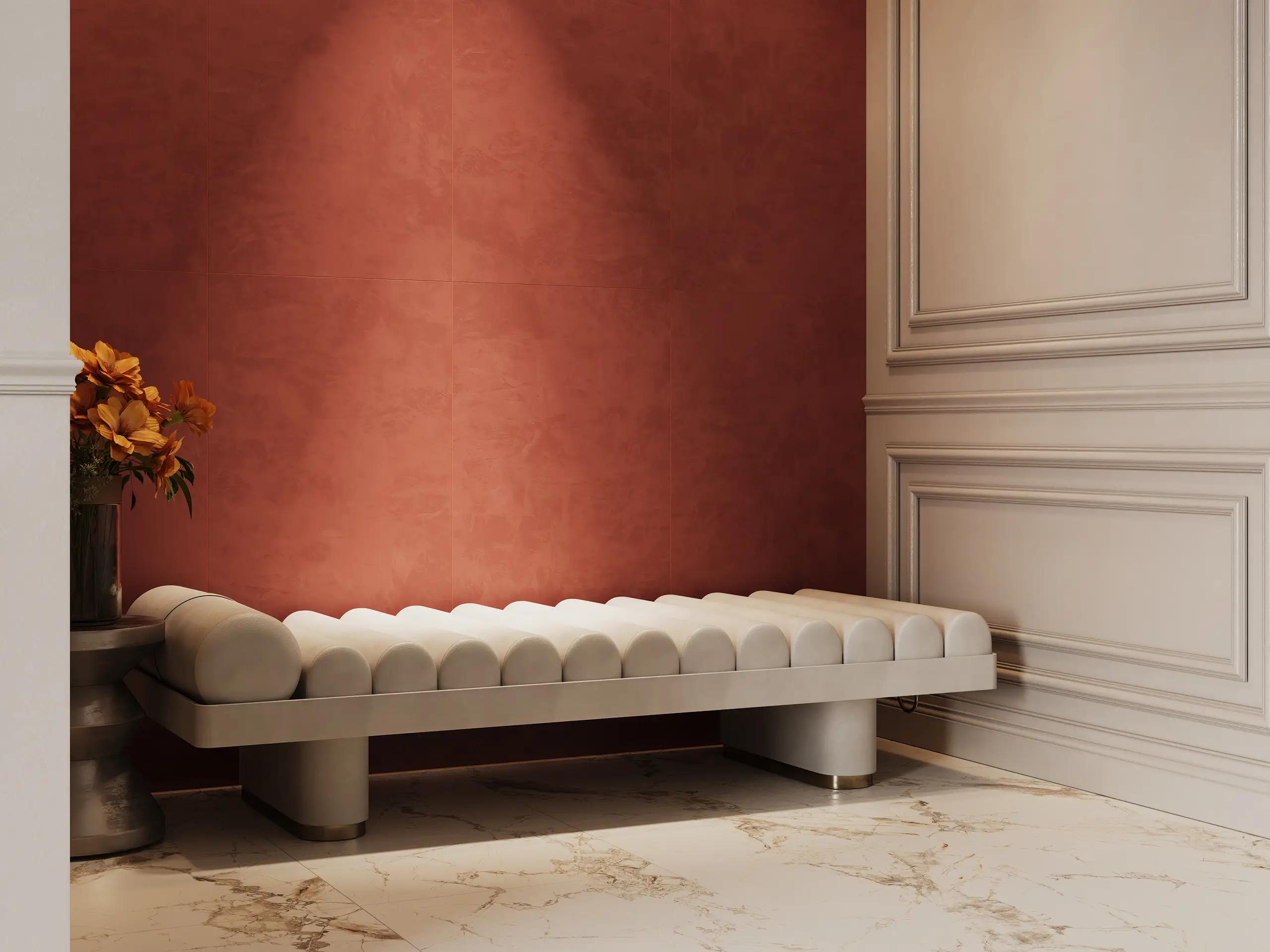 Керамогранит Estima EXC401 Exotica Cement Сalipso EXC401/NS_NC/60x120x9R/GW красный 60x120