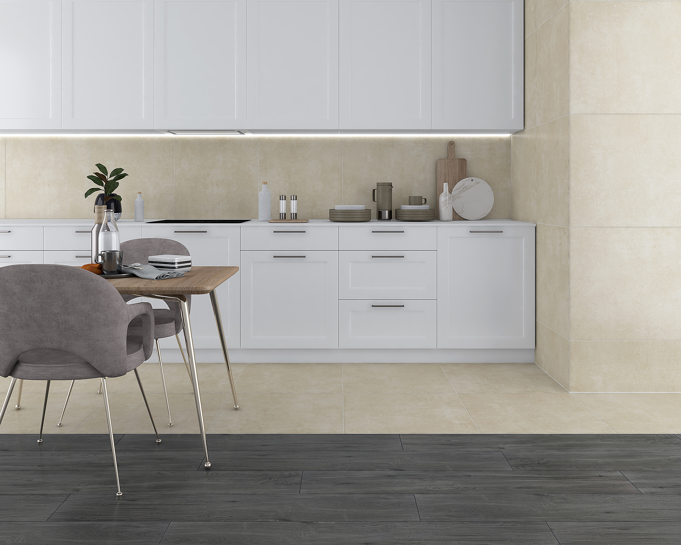 Керамогранит (SG646120R) Laparet Logos бежевый обрезной 60x60 матовый