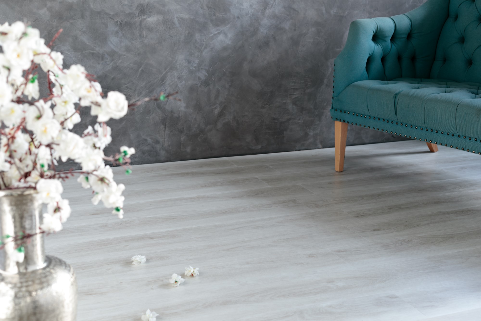 Кварцвиниловая плитка Aqua Floor Quartz AF3512QV 1220x180 Дуб Темный замковый кварц винил напольный