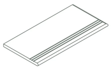 Ступень Италон Магма Графит закругленная Грип правая 620040000245 серый 30x120