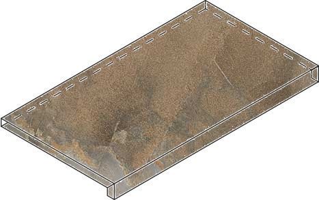 Ступень фронтальная Italon Magnetique Х2 Dark X2 33x60