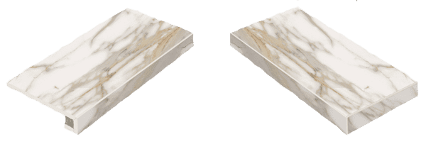 Ступень угловая правая Italon Charme Evo Calacatta 33x60