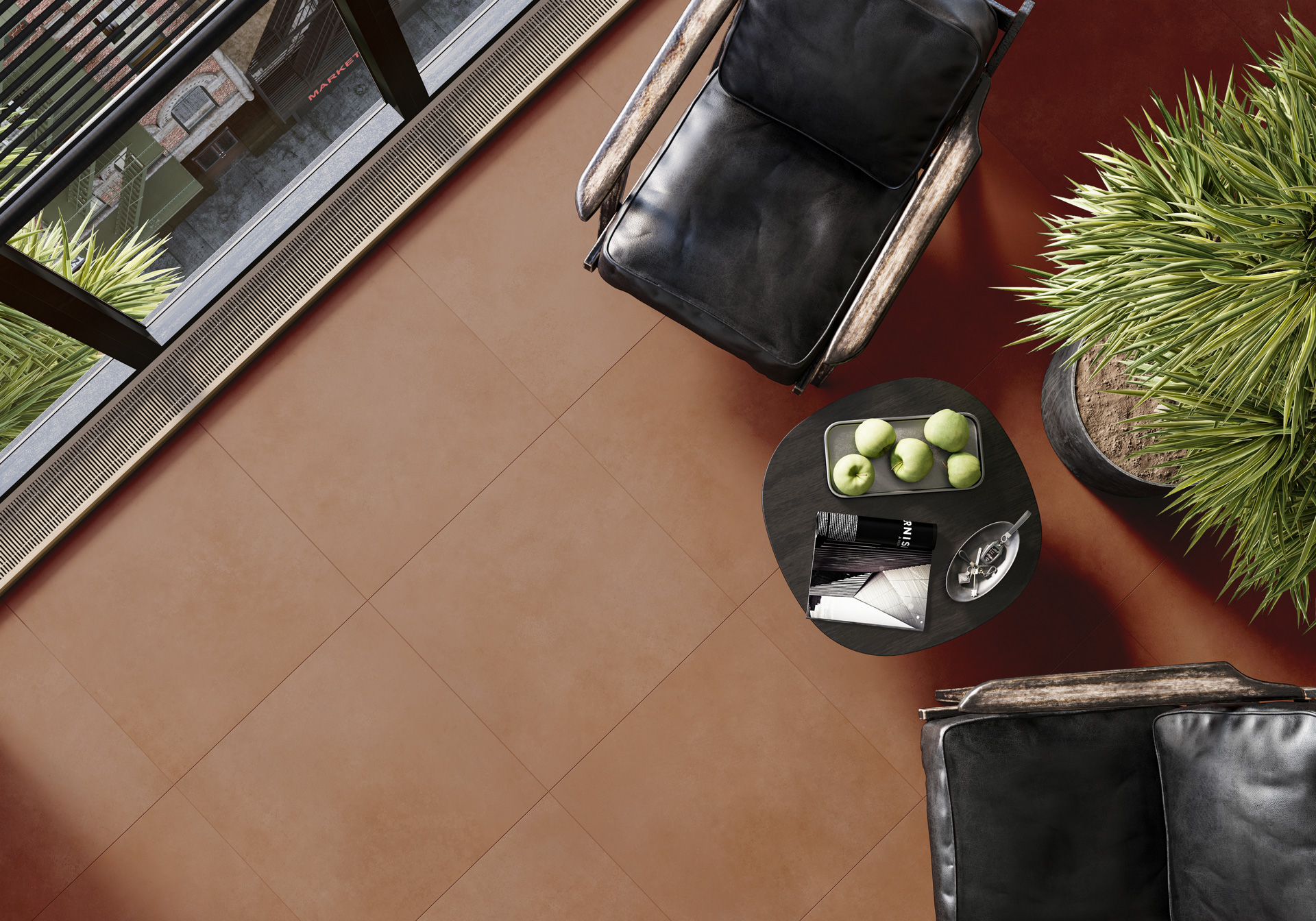 Керамогранит Alma Ceramica Спектор GFU60120SPR60R голубой 60x120