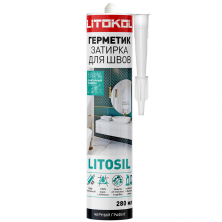 Силиконовый герметик-затирка Литокол Litosil (черный графит)