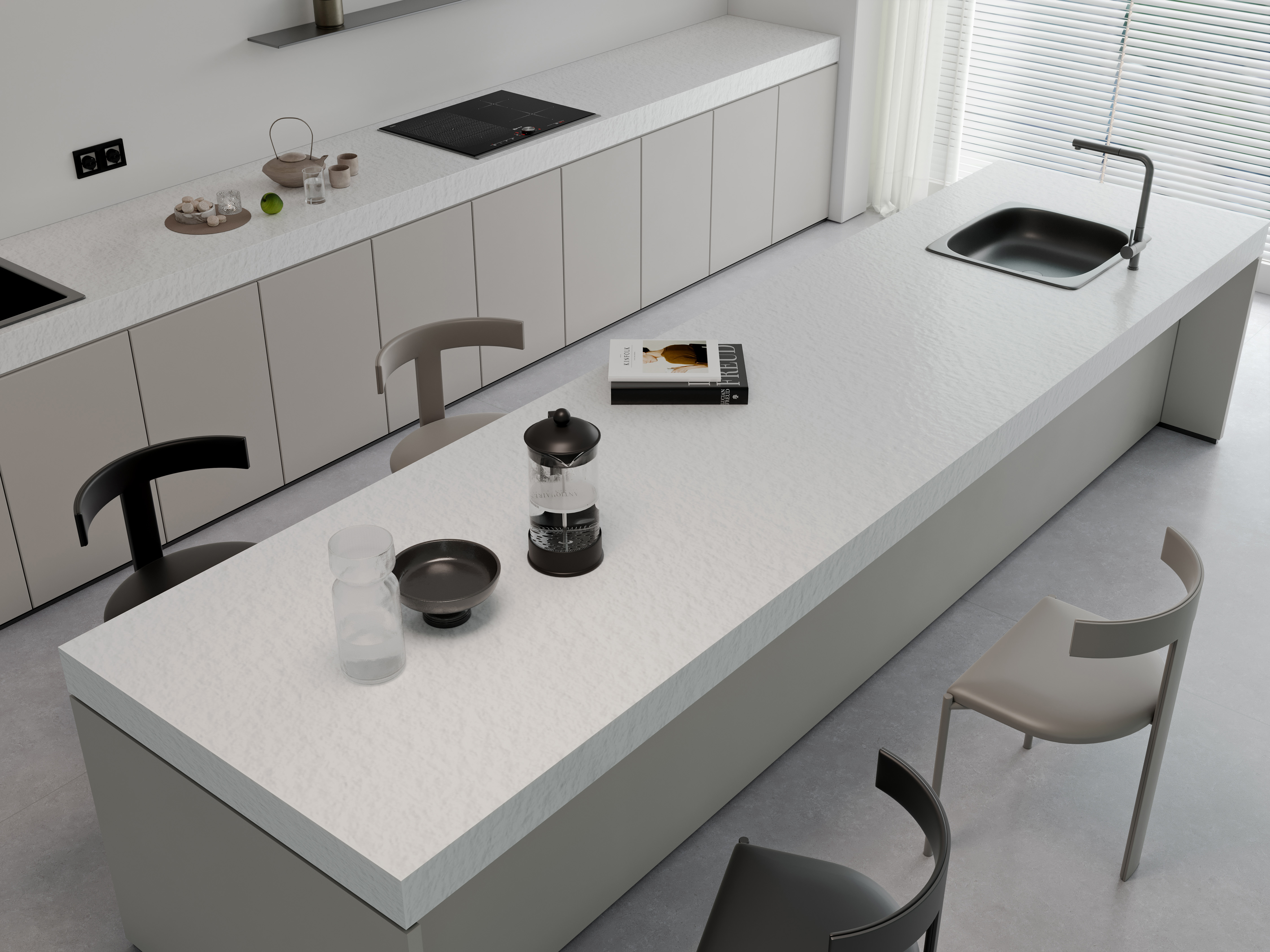 Керамогранит СтароСлэбс Mono Black Matt 80x260 черный