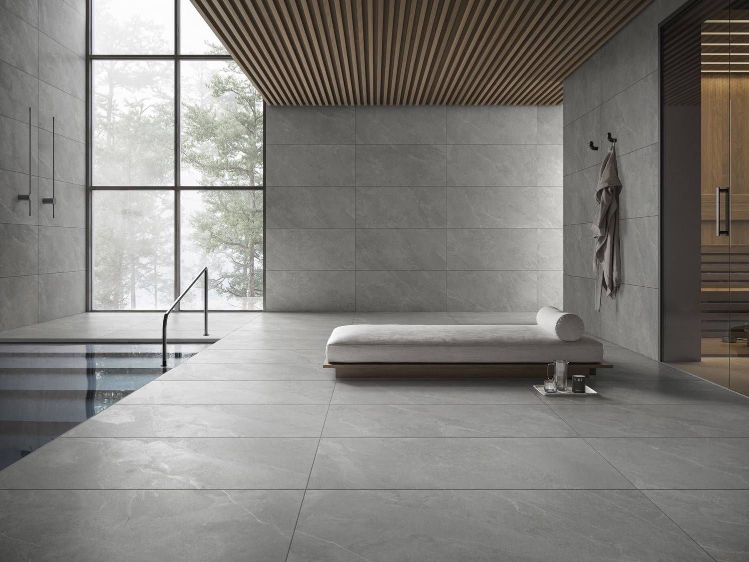Керамогранит Vitra ArdeStone Белый Матовый R10A 120x60