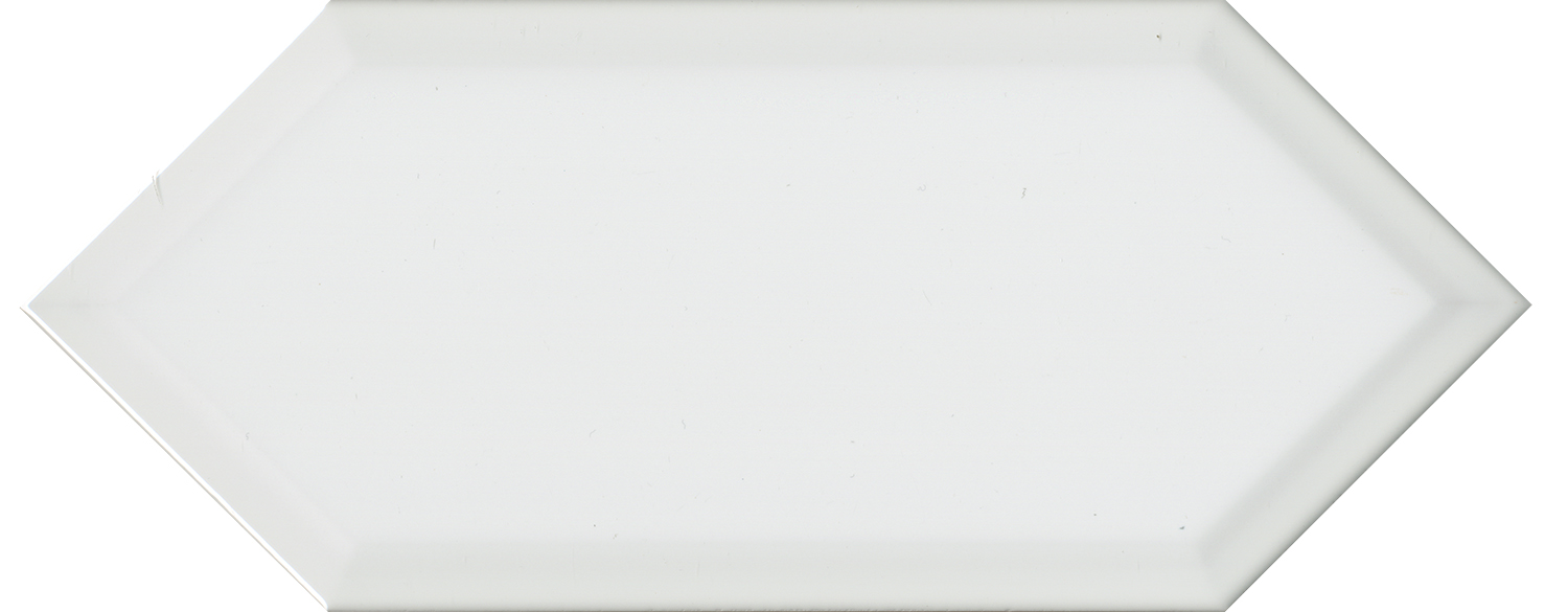 Керамическая плитка Kerama Marazzi Алмаш грань белый глянцевый 14x34 35018