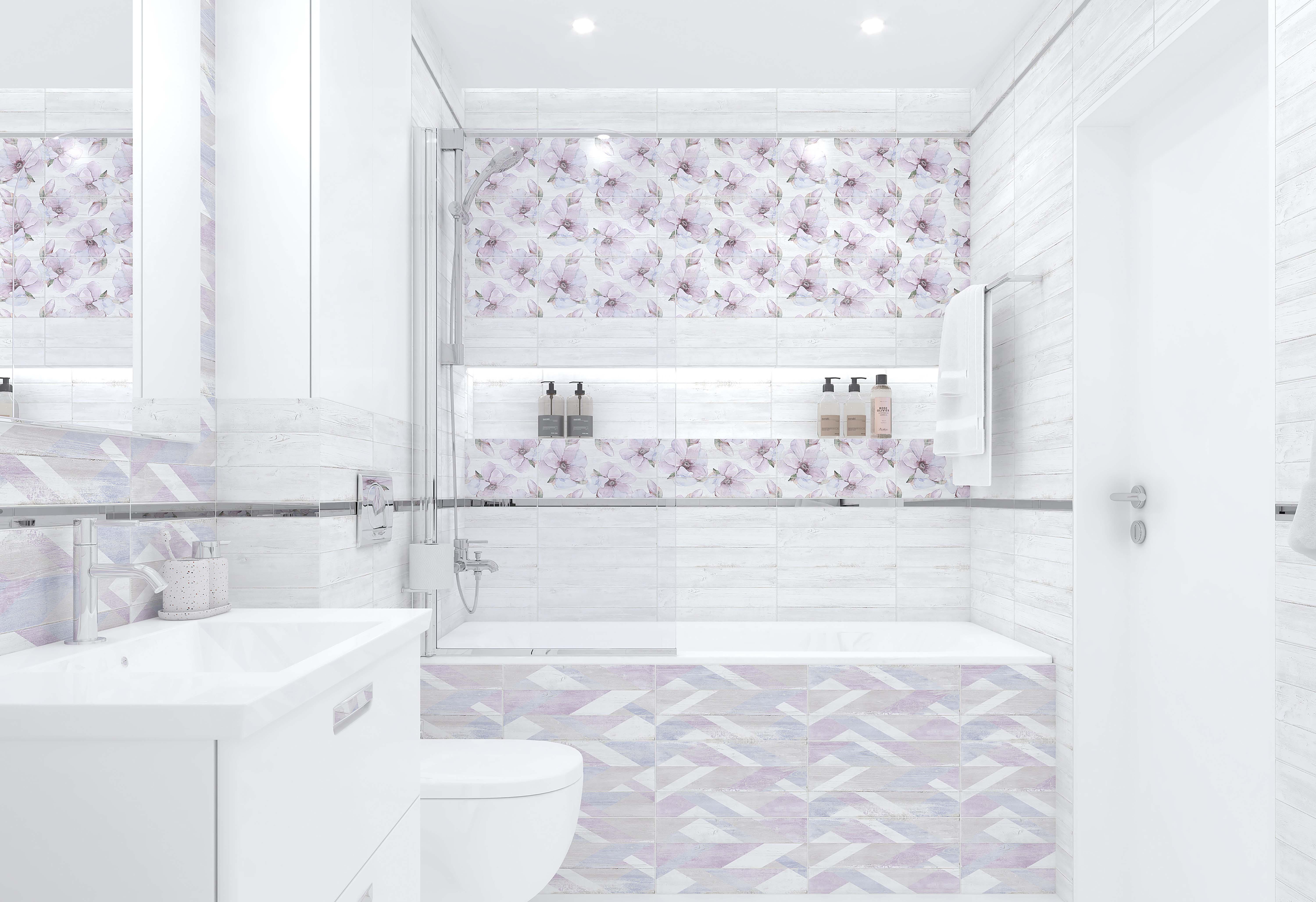 Плитка из керамогранита Laparet Chance белая 40.2x40.2 матовая