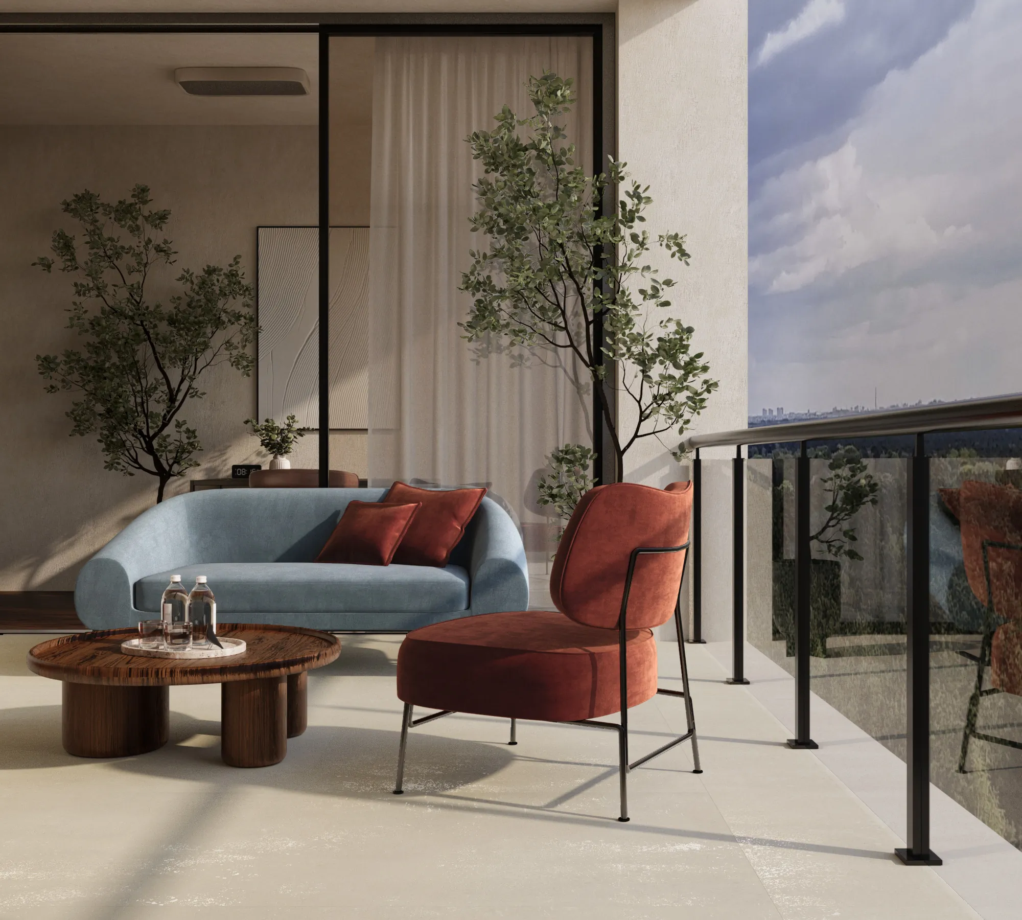 Керамогранит Креанза CZ-GL01-B Canvas Crema Matt Glossy Ink 80x160 кремовый