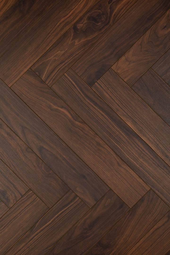 Кварцвиниловая плитка Aqua Floor Parquet Plus AF6025PQN+ 720x120 Орех Темный замковый кварц винил напольный