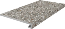 Ступень Kerama Marazzi KM6060G0011RGCF фронтальная клееная Бричиола серый матовый обрезной 33x60