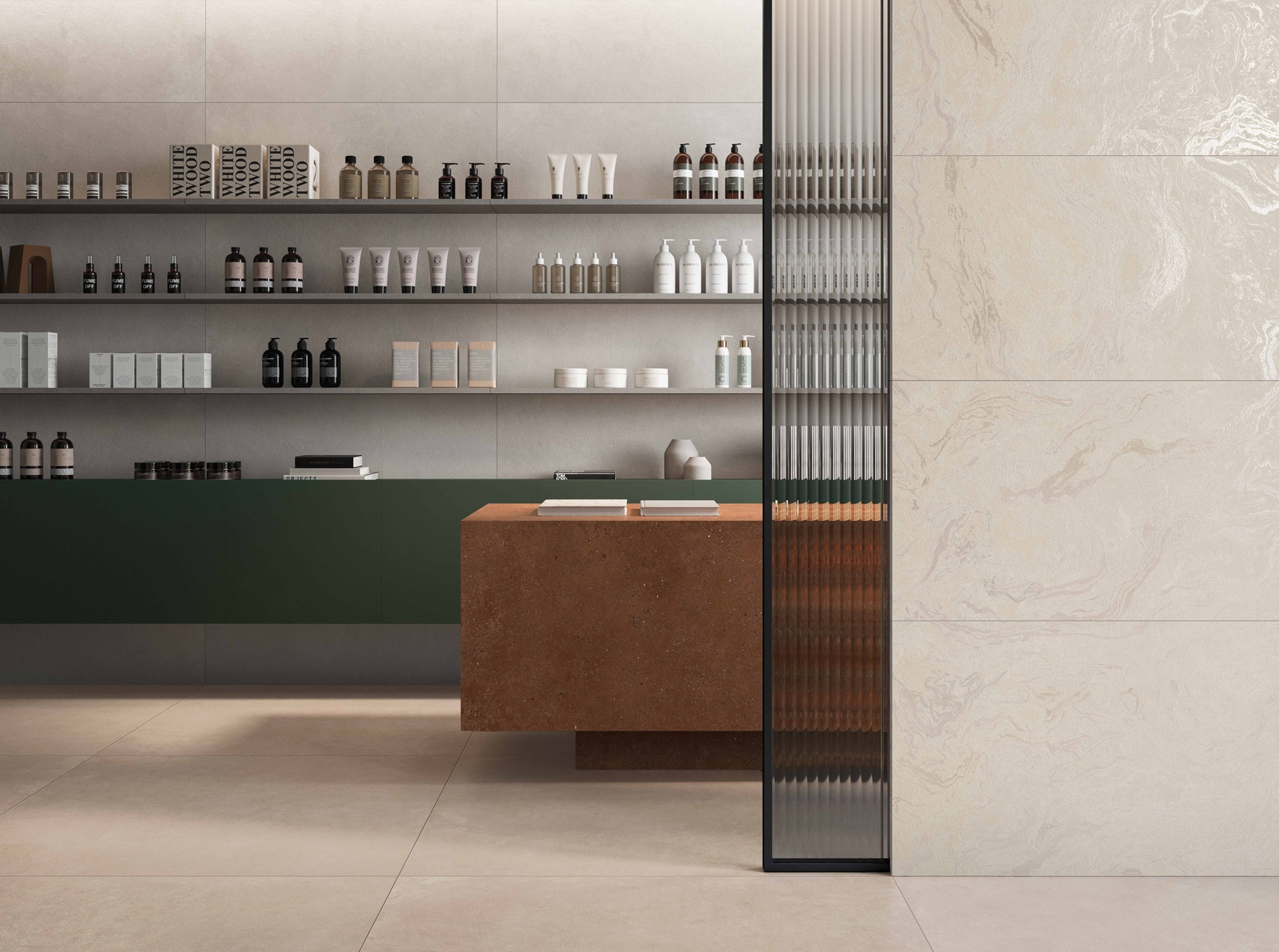 Керамогранит Vitra LiquidSilk Слоновая Кость R10A K958030R 60x120