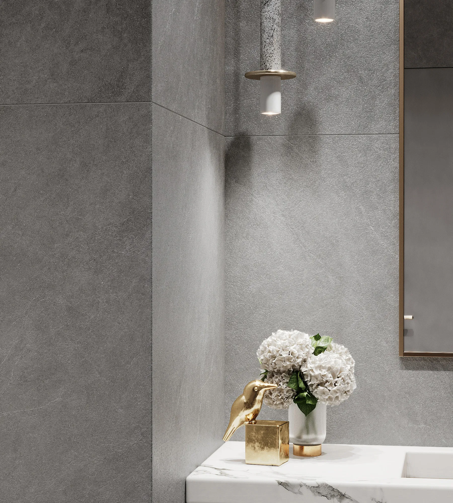 Керамогранит Креанза CZ-SL03-B Listello Nero Solido 80x160 черный